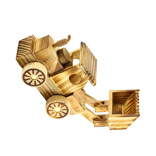 TOYANDONA Bulldozer-Modell Deckel Steigleitung Tragbares Band Tragbare Heizung Klimaanlage Farbwannen Für Motor Dekoration Papierklebeband Badeleuchten Für Korb Hölzern von TOYANDONA