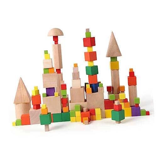 TOYANDONA Bunte Holzbausteine Kleine Würfel Für DIY Bauklötze Konstruktionsspielzeug Für Kreative Spiele Und Lernaktivitäten TOYANDONA Bunte Holzbausteine Kleine Würfel Für DIY Bauklötze Konstruktionsspielzeug Für Kreative Spiele Und Lernaktivitäten von TOYANDONA