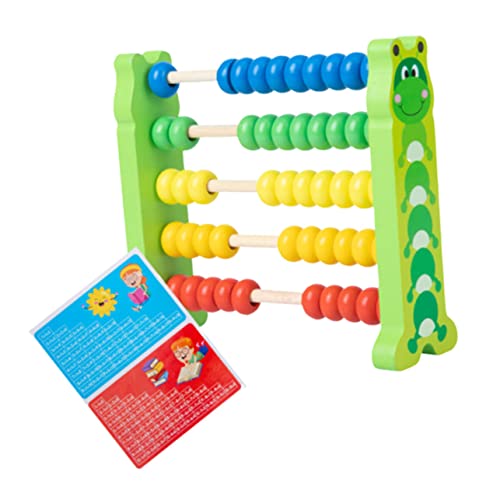 TOYANDONA Bunter Abakus Mit 5 Reihen Cartoon Rechenhilfe Für Lernspielzeug Für Vorschule Und Grundschule Farbige Zählhilfe Für Mathematik Und Zahlenverständnis von TOYANDONA
