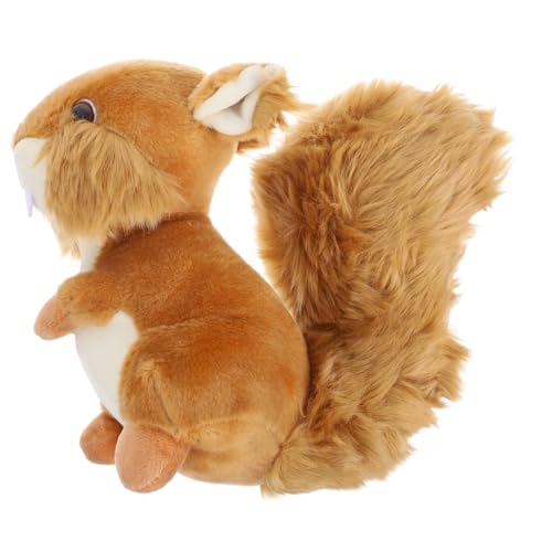 TOYANDONA Cartoon Eichhörnchen üschpuppe Sofadekoration Kreatives Für Zuhause Und Geschäfte Weiche Kuschelpuppe Für Und Freunde von TOYANDONA