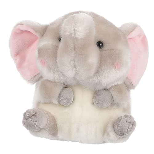 TOYANDONA Cartoonpuppe Cartoon gefüllte Puppe gefüllte Elefantenfigur ausgestopftes Tierspielzeug Cartoon-Elefanten-Puppenkissen Stofftier Figur Tierpuppe kuscheliges Stofftier Plüsch Grau TOYANDONA Cartoonpuppe Cartoon gefüllte Puppe gefüllte Elefantenfigur ausgestopftes Tierspielzeug Cartoon-Elefanten-Puppenkissen Stofftier Figur Tierpuppe kuscheliges Stofftier Plüsch Grau von TOYANDONA