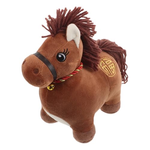 TOYANDONA Chinesisches Neujahr Plüschfigur Stofftier Maskottchen Dekoration für Zuhause Auto Fenster Tradition und Moderne für von TOYANDONA