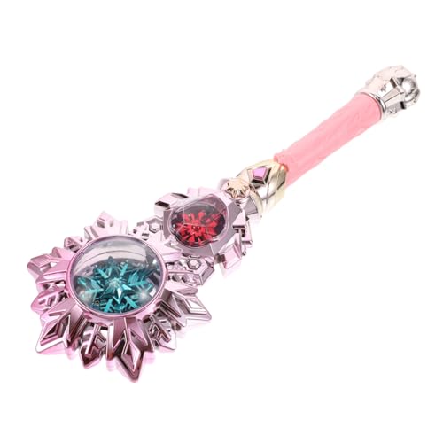 TOYANDONA Cosplay Leuchtender Schneeflockenstab Zauberstab Weihnachtsschneestab Prinzessinnzepter Für Mädchen Zauberstab Für Kostüm Kinderzauberstab Schnee Cosplay Zubehör Mini von TOYANDONA