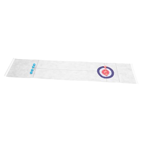 TOYANDONA Curling Spielset für Lustiges Indoor Wurfspiel Tischcurling mit Einfacher Handhabung für Familien Partys und Reisen Fördert Sportliche Fähigkeiten und Interaktion TOYANDONA Curling Spielset für Lustiges Indoor Wurfspiel Tischcurling mit Einfacher Handhabung für Familien Partys und Reisen Fördert Sportliche Fähigkeiten und Interaktion von TOYANDONA
