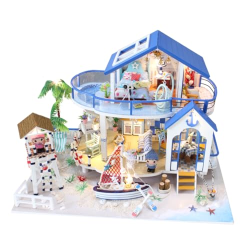 TOYANDONA DIY Hausmodell Set Kreatives Holzspielzeug Im Maritimen Design Zusammenbaubares Modellhaus Dekoartikel Für Bastel Und Spielspaß Ideal Für Und Erwachsene TOYANDONA DIY Hausmodell Set Kreatives Holzspielzeug Im Maritimen Design Zusammenbaubares Modellhaus Dekoartikel Für Bastel Und Spielspaß Ideal Für Und Erwachsene von TOYANDONA