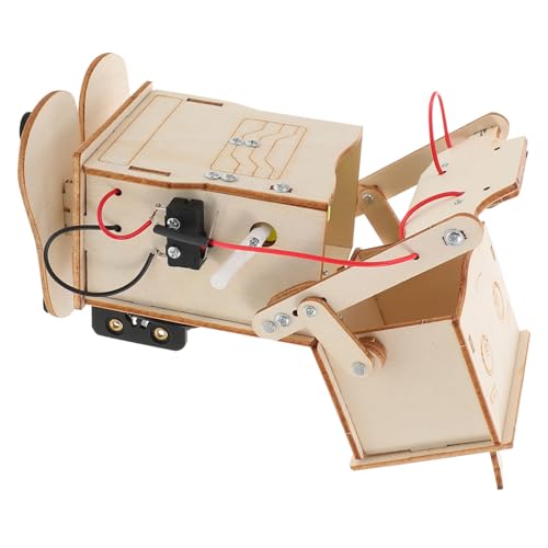 TOYANDONA DIY Holz Münzbank Roboter für Pädagogisches Stem für Kreative Aktivitäten für und Mechanische Experimente von TOYANDONA