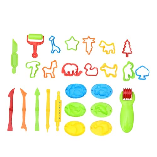 TOYANDONA DIY Plastilin Modellierset für Bunte Formen Umweltfreundliche Knetmasse Werkzeuge Vielseitiges Tonmodellier Set für Kreatives für Schule und Zuhause Farblich Zufällige Farbe TOYANDONA DIY Plastilin Modellierset für Bunte Formen Umweltfreundliche Knetmasse Werkzeuge Vielseitiges Tonmodellier Set für Kreatives für Schule und Zuhause Farblich Zufällige Farbe von TOYANDONA