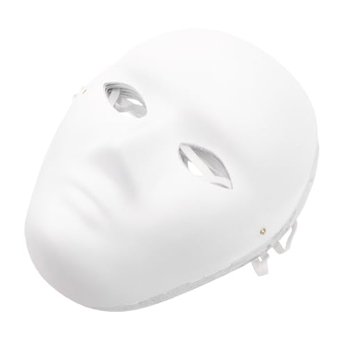 TOYANDONA DIY Unbemalte Papiermasken Für Maskerade Partys Handgemachte Leere Masken Zum Bemalen Für änner Kreative Bastelmasken Für Karneval Halloween Und Kostümpartys von TOYANDONA