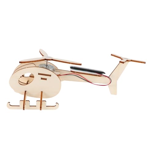 TOYANDONA DIY-holzflugzeugmodell Mit Solarantrieb Für Junge Mädchen Wissenschaftlicher Bausatz Zum Zusammenbauen Für Naturwissenschafts Und Techniklernspaß Im Freien von TOYANDONA