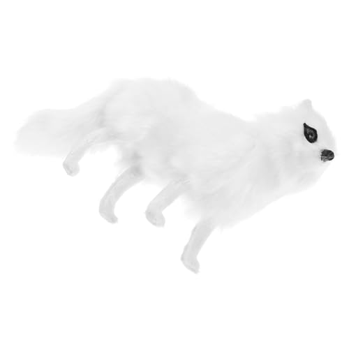 TOYANDONA Dekorative Fuchsfigur aus Robustem Material Detailgetreues Tiermodell Stehende Fox Statue als für Freunde als Geburtstagsdekoration und Lernspielzeug von TOYANDONA
