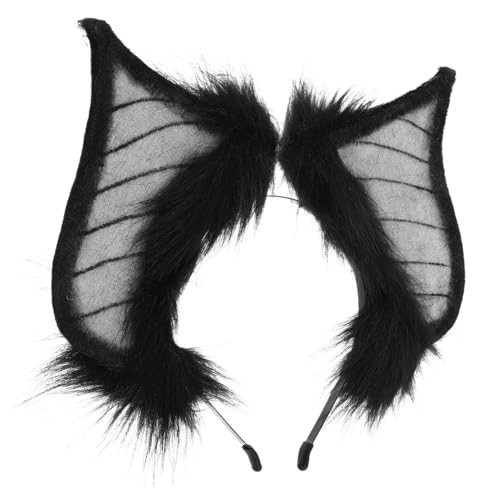 TOYANDONA Devil Bat Ohr Haarreif Dunkles Tierkostüm Halloween Haarband Elastisch Gothic Cosplay Zubehör Für Party Foto Requisiten von TOYANDONA