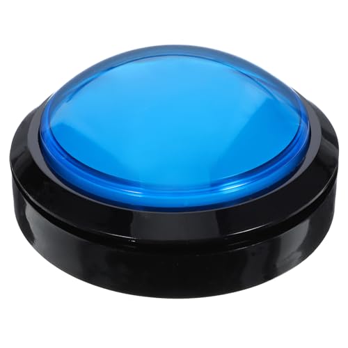 TOYANDONA Digitaler Responder Knopflicht Trivia-Summer Spiel-Timer-Summer Animiertes Zappeln Antwortknopf-Requisiten Antworten Summer-Taste Für Spiele Coole Gadgets Summte Blue von TOYANDONA