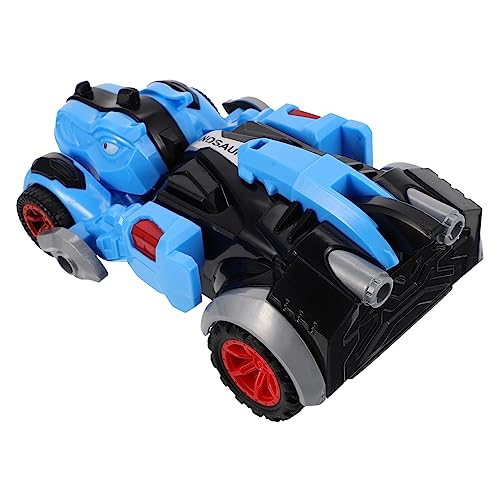 TOYANDONA Dinosaurier Auto Spielzeug Dinosaurier Auto Transformierendes Dino Fahrzeug Mit Inertia Funktion Für Blauer Tyrannosaurus Rex Ideales Für Jungen Und Ädchen Ab 3 Jahren Dinosaurier Spielzeug von TOYANDONA