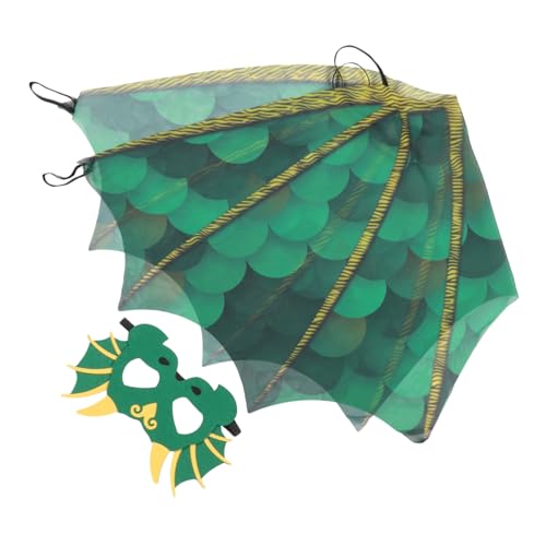 TOYANDONA Dinosaurier Flügel Umhang Halloween Kostüm Grüner Leichter Cosplay Cape mit Beweglichen Flügeln für Party Festival Bühnenauftritte und Verkleidungen TOYANDONA Dinosaurier Flügel Umhang Halloween Kostüm Grüner Leichter Cosplay Cape mit Beweglichen Flügeln für Party Festival Bühnenauftritte und Verkleidungen von TOYANDONA