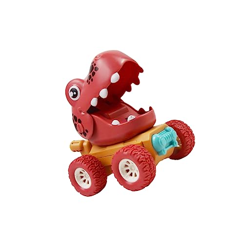 TOYANDONA Dinosaurier Rückziehspielzeug Auto Kreative Dinosaurierfahrzeuge Für Schieben Und Losfahren Bunte Dino Trucks Für Jungen Zufällige Farben Spielzeugautos Ab 3 Jahren von TOYANDONA