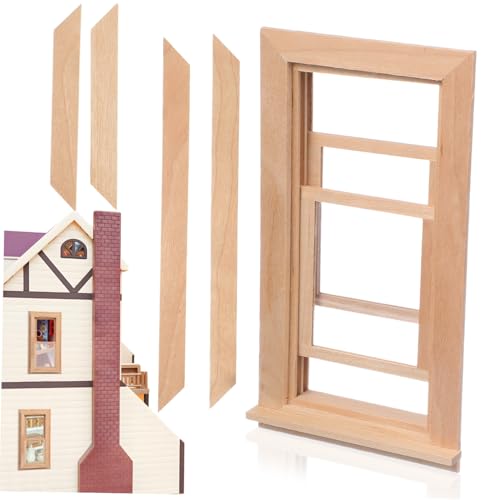 TOYANDONA Dollhouse Fenster Langlebig und Detailgetreu Gefertigt für Puppenhaus Dekoration TOYANDONA Dollhouse Fenster Langlebig und Detailgetreu Gefertigt für Puppenhaus Dekoration von TOYANDONA