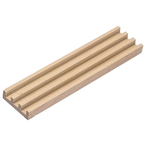 TOYANDONA Domino Halter Mit Rutschfester Basis Professionelle Aufbewahrung Für Domino Steine Stabiler Domino Ständer Aus Kiefer Für Brettspiele Und Freizeitaktivitäten von TOYANDONA