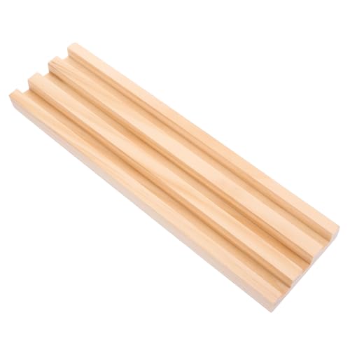 TOYANDONA Domino Ständer aus Holz Rutschfester Domino Kartenhalter Robustes Spielzubehör für Tischspiele Vielseitiger Organizer und Karten TOYANDONA Domino Ständer aus Holz Rutschfester Domino Kartenhalter Robustes Spielzubehör für Tischspiele Vielseitiger Organizer und Karten von TOYANDONA