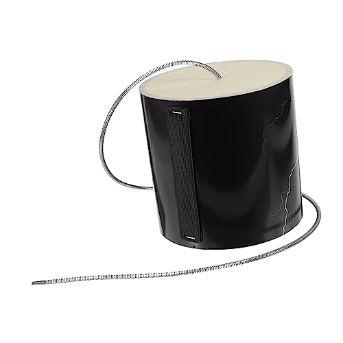 TOYANDONA Donnertrommel Dubbing-Federtrommel Thunder Spring Drum Shaker Donnerstangen -Trommeln Donnermacher Shaker Musikinstrumente -Sound-Maker Metallfeder Black TOYANDONA Donnertrommel Dubbing-Federtrommel Thunder Spring Drum Shaker Donnerstangen -Trommeln Donnermacher Shaker Musikinstrumente -Sound-Maker Metallfeder Black von TOYANDONA