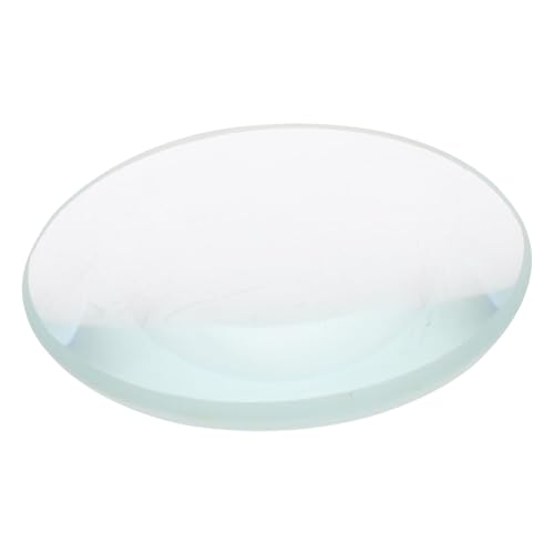 TOYANDONA Doppelkonvex Glaslinse 50mm Durchmesser 100mm Brennweite Optische Linse Für Labor Und Physikexperimente Polierte Kanten Für Präzise Lichtbrechung von TOYANDONA