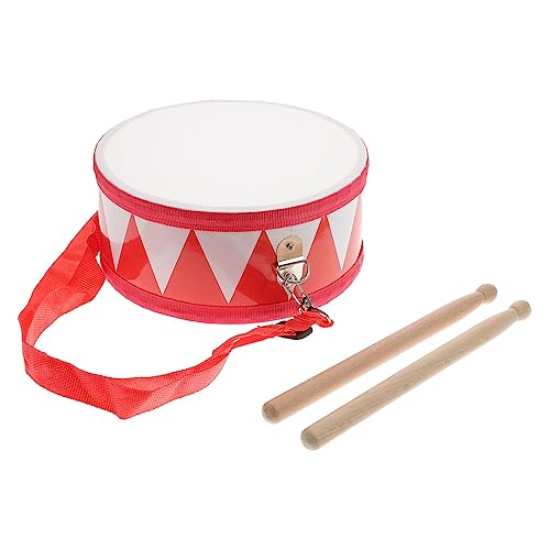 TOYANDONA Doppelseitige Kindersnaredrum Bunte Streifen Leichtes Schlaginstrument zur Musikalischen Früherziehung Sicheres Musikspielzeug zur Hand Auge Koordination für Kleinkinder TOYANDONA Doppelseitige Kindersnaredrum Bunte Streifen Leichtes Schlaginstrument zur Musikalischen Früherziehung Sicheres Musikspielzeug zur Hand Auge Koordination für Kleinkinder von TOYANDONA