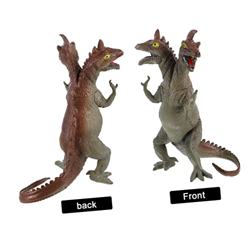 TOYANDONA Doppeltäugiger Dinosaurier Mit Sound Großes Modell des Tyrannosaurus Rex Interaktives Dinosaurier Für Fördert Kreatives Und Lernen von TOYANDONA