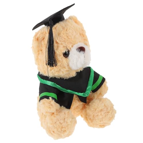 TOYANDONA Dr Bär Puppe Tier Ausgestopfter Abschlussbär Party Entzückendes Plüschbär Abschlussbären Abschlussbär Puppen Entzückendes Bärenspielzeug Niedliches Bärendekor Weiche von TOYANDONA