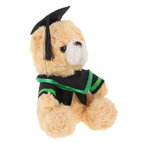 TOYANDONA Dr Bär Puppe Tierische Gedenkgeschenke Babypuppe Niedliche Bärendekoration Abschlussfeier Stoffbär Plüsch Abschlussbär Puppe Cartoon Bär Puppe Ausgestopfter Abschlussbär Pp von TOYANDONA