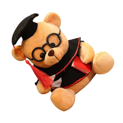 TOYANDONA Dr Bär Zum Schulabschluss Schulabschluss Bär Stoffbär Kleine Bärenpuppe Weiche Flauschige Puppe Schulabschluss Party Zubehör Schulabschluss Zarter Stoffbär TOYANDONA Dr Bär Zum Schulabschluss Schulabschluss Bär Stoffbär Kleine Bärenpuppe Weiche Flauschige Puppe Schulabschluss Party Zubehör Schulabschluss Zarter Stoffbär von TOYANDONA