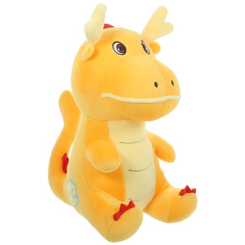 TOYANDONA Drache Stoffpuppe Drachenpuppe Plüschdrache Neujahrsmaskottchen Drachen-Maskottchen-Puppe Sternzeichen Chinesisches Neujahr Begünstigt e Drachenfigur Tier Schreibtisch TOYANDONA Drache Stoffpuppe Drachenpuppe Plüschdrache Neujahrsmaskottchen Drachen-Maskottchen-Puppe Sternzeichen Chinesisches Neujahr Begünstigt e Drachenfigur Tier Schreibtisch von TOYANDONA