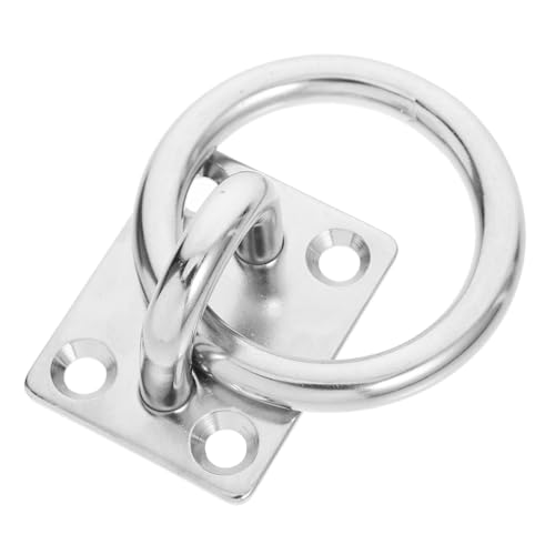TOYANDONA Edelstahl Pad Eye Platte Schwerlast Haken Quadratisch Deckenhaken Für Schaukeln Und Befestigungen Material Robust Und Vielseitig Für Innen Und Außen TOYANDONA Edelstahl Pad Eye Platte Schwerlast Haken Quadratisch Deckenhaken Für Schaukeln Und Befestigungen Material Robust Und Vielseitig Für Innen Und Außen von TOYANDONA