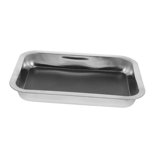 TOYANDONA Edelstahl-sezierschale, Wachspfanne, Sezierplatte, Sezierpfanne Für Biologie-experimente, Labor-lehrinstrument, 26 X 19 X 4 cm TOYANDONA Edelstahl-sezierschale, Wachspfanne, Sezierplatte, Sezierpfanne Für Biologie-experimente, Labor-lehrinstrument, 26 X 19 X 4 cm von TOYANDONA
