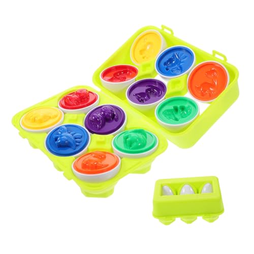 TOYANDONA Educational Twistable Egg Toy Set für Junge Mädchen und Kleinkinder Teiliges Lernspielzeug zum Formen und Farbenerkennen Motorische Kreatives Sicheres Material Vorschule TOYANDONA Educational Twistable Egg Toy Set für Junge Mädchen und Kleinkinder Teiliges Lernspielzeug zum Formen und Farbenerkennen Motorische Kreatives Sicheres Material Vorschule von TOYANDONA
