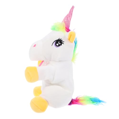 TOYANDONA Einhorn Handpuppe aus Interaktive Tierhandpuppe für Geschichtenerzählen mit Bezauberndem Einhorn Design Gemütlich für Kreatives TOYANDONA Einhorn Handpuppe aus Interaktive Tierhandpuppe für Geschichtenerzählen mit Bezauberndem Einhorn Design Gemütlich für Kreatives von TOYANDONA