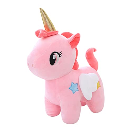 TOYANDONA Einhorn-Puppe Kuscheltier Mini Plush Unicorn -Einhorn Plüschspielzeug Einhorn Einhorn-Plüschspielzeug für Mädchen Einhorn -Plüsch Plüsch Einhorn Kristallweicher Samt Rosa von TOYANDONA