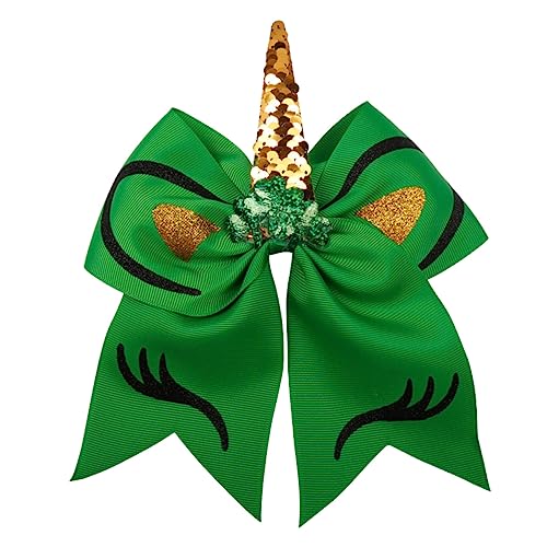 TOYANDONA Einhornbogen Haarnadel Haarzubehör für Mädchen u geformtes Haar Haarspangen für Mädchen Schmetterlings-Haarspangen Bowknot-Clips Bowknot-Haarschmuck Festival Kopfschmuck Stoff Grün TOYANDONA Einhornbogen Haarnadel Haarzubehör für Mädchen u geformtes Haar Haarspangen für Mädchen Schmetterlings-Haarspangen Bowknot-Clips Bowknot-Haarschmuck Festival Kopfschmuck Stoff Grün von TOYANDONA