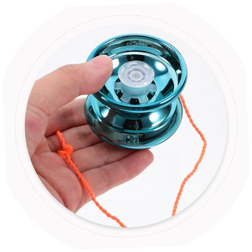 TOYANDONA Einsteiger Yo Yo aus Langlebiger Legierung Kleines Handliches Schnurball für Jugendliche Fördert Fingerfertigkeit und Koordination für Indoor und Outdoor Spaßeinsatz von TOYANDONA