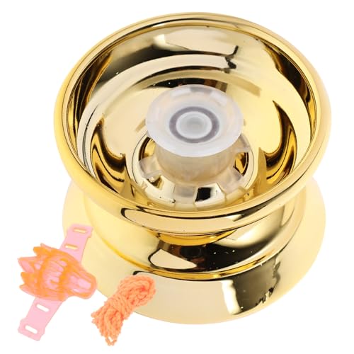 TOYANDONA Einstiegs Yoyo aus Langlebigem Metalllegierungsball Kleines Handliches Fingerfertigkeitsspielzeug für Anfänger Fördert Koordination und Flexibilität bei Kindern und Jugendlichen von TOYANDONA