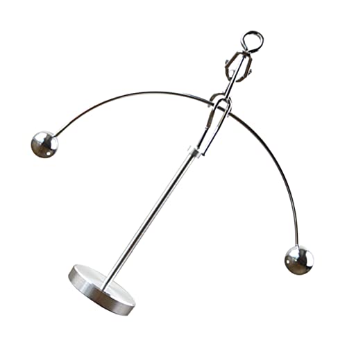 TOYANDONA Eisenmann balancieren für Männer Wiege-Balancebälle Living Room Decoration wohnzimmerdeko Perpetuum-Motion- Physik-ausgleichendes Aluminium Silver TOYANDONA Eisenmann balancieren für Männer Wiege-Balancebälle Living Room Decoration wohnzimmerdeko Perpetuum-Motion- Physik-ausgleichendes Aluminium Silver von TOYANDONA