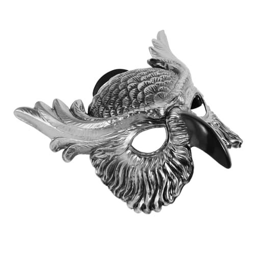 TOYANDONA Elegante Eulen Maske Halbes Gesicht Tiermotiv Festivalmaske Leicht Für Karneval Maskenball Halloween Kostüm Partyaccessoire TOYANDONA Elegante Eulen Maske Halbes Gesicht Tiermotiv Festivalmaske Leicht Für Karneval Maskenball Halloween Kostüm Partyaccessoire von TOYANDONA