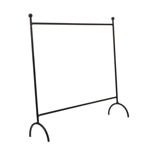 TOYANDONA Eleganter Puppenkleiderständer aus Schwarzem Miniatur Garderobe für Puppenkleidung Vielseitiger Aufbewahrungs und Präsentationsständer für Puppenzubehör Stilvolles Design für von TOYANDONA