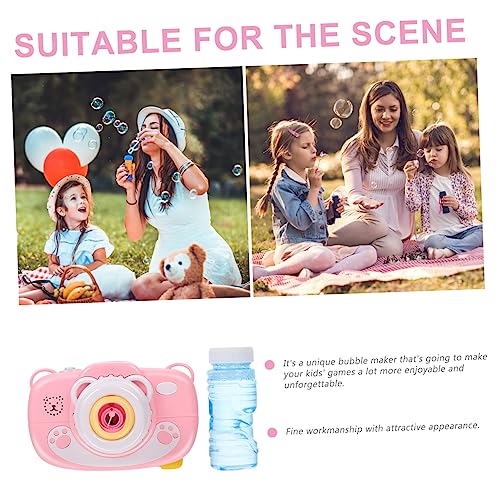 TOYANDONA Elektrische Bubble Blower mit Musik und LED Cartoon Seifenblasenmaschine für Outdoor Party Sicheres Lecksicheres Design Geschenkset für Jungen und Mädchen TOYANDONA Elektrische Bubble Blower mit Musik und LED Cartoon Seifenblasenmaschine für Outdoor Party Sicheres Lecksicheres Design Geschenkset für Jungen und Mädchen von TOYANDONA