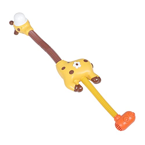 TOYANDONA Elektrischer Duschsprinkler Badewannenspielzeug Giraffenform Sanfter Wassersprüher für Spritziges Badespaß für Badewanne und Pool Batteriefrei von TOYANDONA