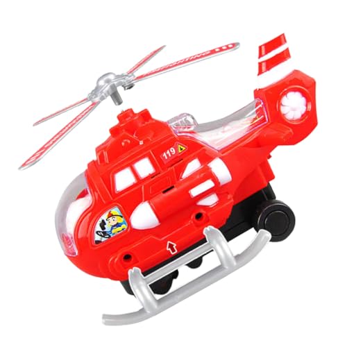 TOYANDONA Elektrischer Kinderhubschrauber mit Musik Drehung Leuchtendes Design Geschenk für Jungen und Mädchen von TOYANDONA