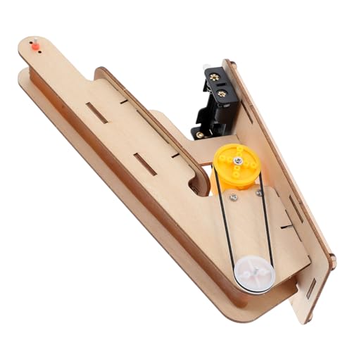 TOYANDONA Elektrisches DIY Holz Stem Experiment Bausatz für Technikunterricht Physikprojekte Kreatives Lernen ohne Batterie von TOYANDONA