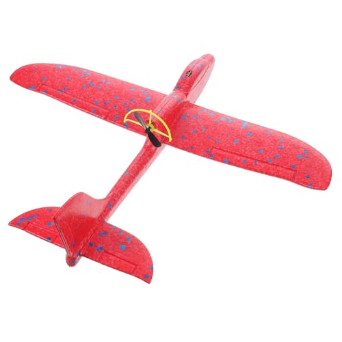 TOYANDONA Elektrisches Flugzeug mit LED Lichtern USB Aufladbares Modell Leuchtendes Flugzeug für Outdoor Wurfflug Geeignet für Eltern Junge Mädchen von TOYANDONA