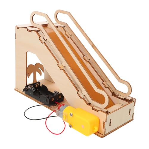 TOYANDONA Elektrisches Miniatur Fahrtreppen Modell Bausatz Holz Puzzle Stem Wissenschaft Experiment Lernspielzeug für Eltern Junge Mädchen Bauprojekt und Feinmotorik TOYANDONA Elektrisches Miniatur Fahrtreppen Modell Bausatz Holz Puzzle Stem Wissenschaft Experiment Lernspielzeug für Eltern Junge Mädchen Bauprojekt und Feinmotorik von TOYANDONA