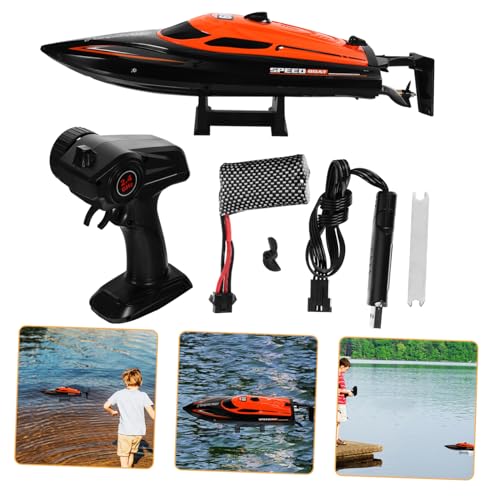 TOYANDONA Elektrisches Rc Boot Ferngesteuerte Spielzeugboot Für Pools Und Seen Geschwindigkeiten Zu Farbe Zufällig Für Ab Jahren von TOYANDONA
