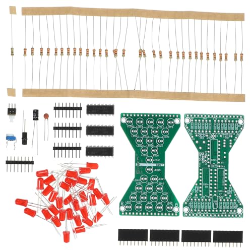 TOYANDONA Elektronisches DIY Sanduhr Bausatz mit Einstellbarer Flussrate Leichtes Tragbares Lötset für Anfänger Übungs und Trainingskit zum Löten und Basteln Praktisches Elektronik TOYANDONA Elektronisches DIY Sanduhr Bausatz mit Einstellbarer Flussrate Leichtes Tragbares Lötset für Anfänger Übungs und Trainingskit zum Löten und Basteln Praktisches Elektronik von TOYANDONA