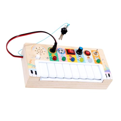 TOYANDONA Elektronisches Orgelspielzeug Kinderversorgung Lustiges Kinderspielzeug Entzückendes Musikspielzeug Liefert Kinderaccessoire Interessantes Haushalt Holz von TOYANDONA
